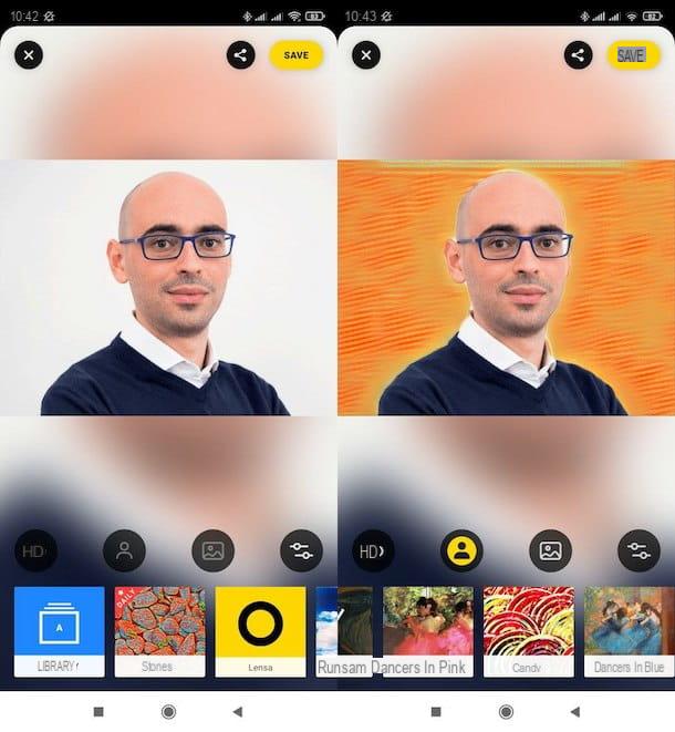 App per cambiare sfondo alle foto