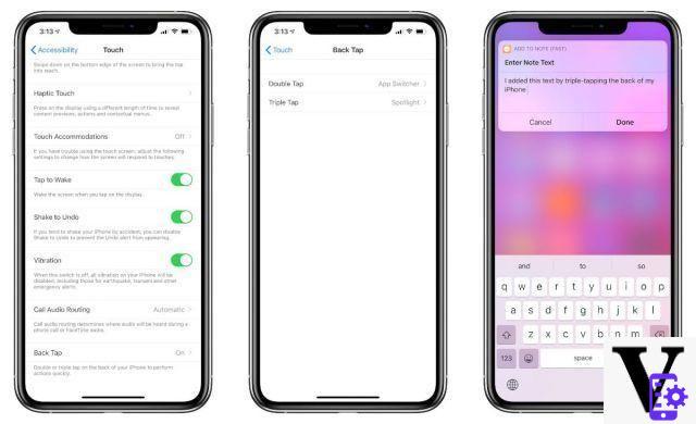 iPhone: iOS 14 adds new shortcuts by tapping on the back of the smartphone