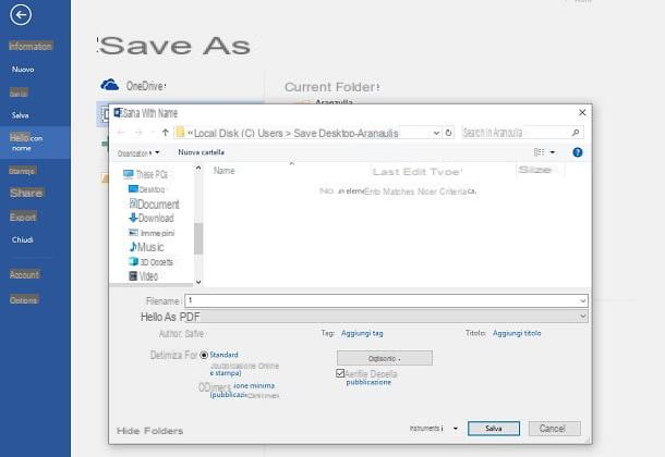 Cómo guardar un documento de Word en PDF