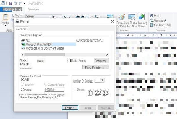 Come salvare un documento Word in PDF