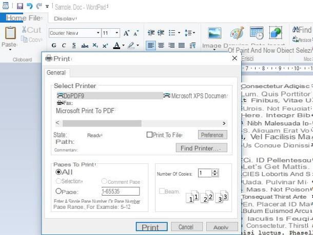 How to save a Word document to PDF