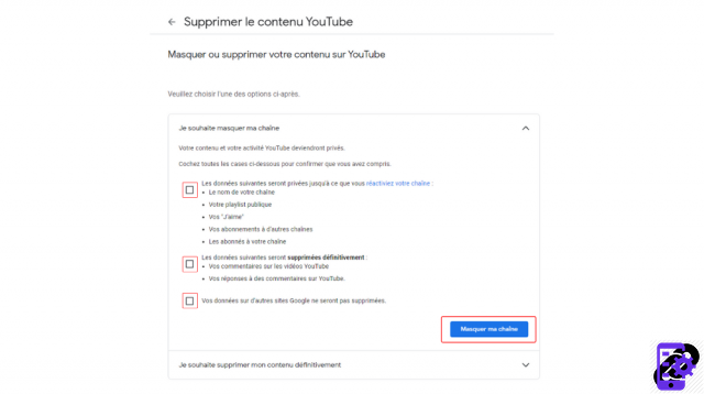 Como excluir sua conta do YouTube?