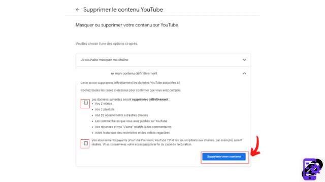 Como excluir sua conta do YouTube?