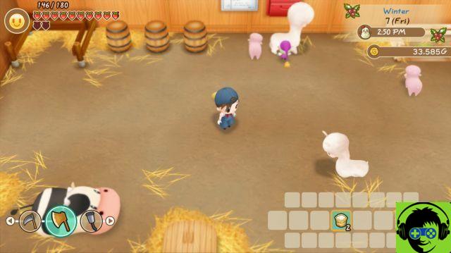 Where to find animals for your farm in Story of Season: Friend of Mineral Town