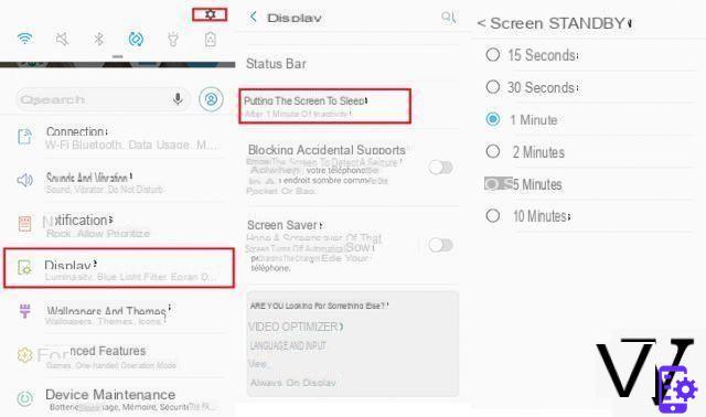 Android: cómo cambiar el tiempo de espera de la pantalla