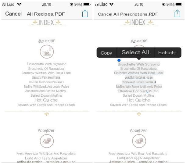 Comment copier du texte à partir d'un PDF