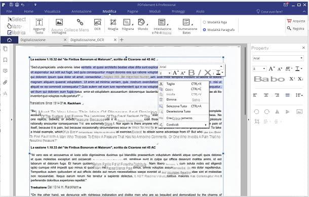 Come copiare testo da PDF