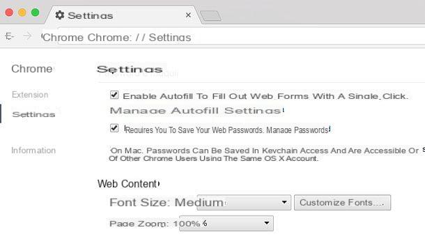 How to store passwords on Google Chrome