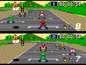 Super Mario Kart Cheats e códigos da Super Nintendo