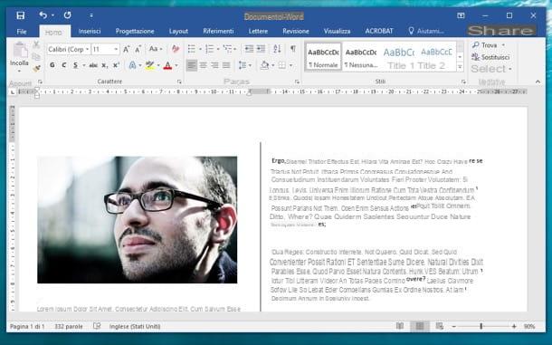 How to create a foldout with Word