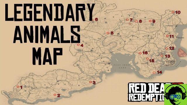 RDR 2 - Dónde Encontrar Todos los Animales Legendarios