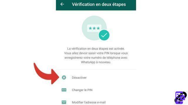 Como desativar o login de fator duplo no WhatsApp?