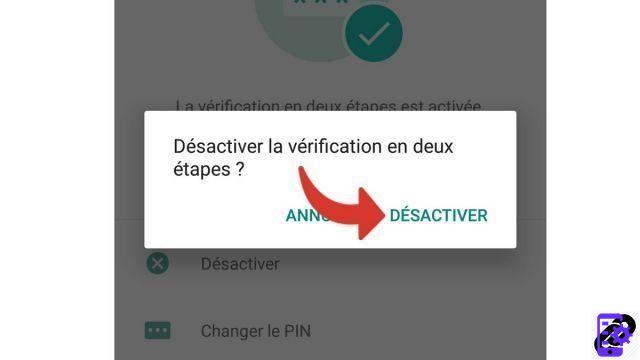 Como desativar o login de fator duplo no WhatsApp?