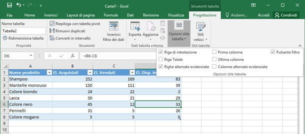 Comment faire un tableau dans Excel