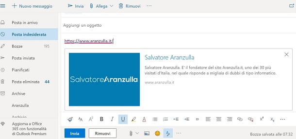 Como enviar um link por e-mail