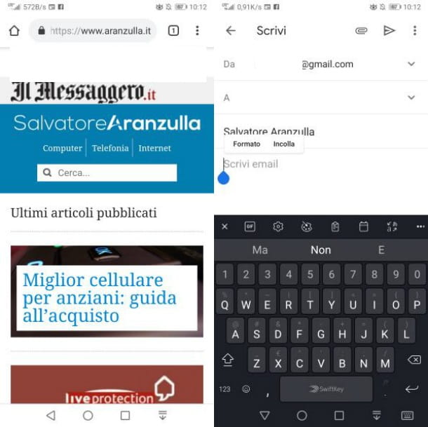 Cómo enviar un enlace por correo electrónico