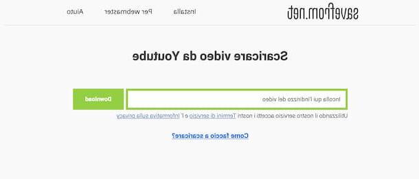 Come salvare video da Youtube