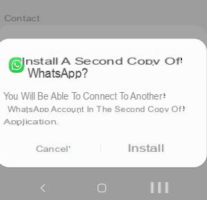 Use two WhatsApp accounts on one mobile