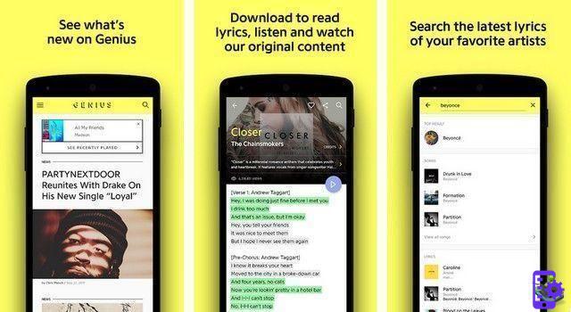 Las 10 mejores aplicaciones de letras de canciones para Android