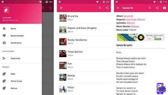 10 migliori app di testi di canzoni per Android