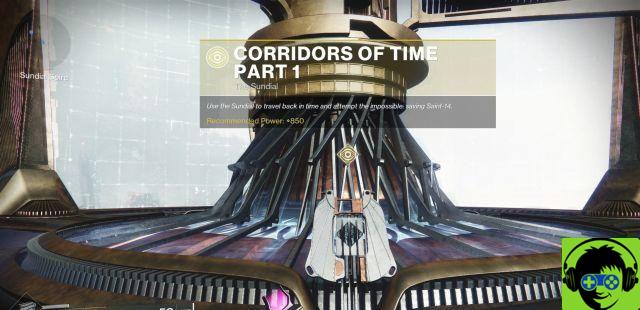 Guia de missões dos Corredores do Tempo - Destiny 2