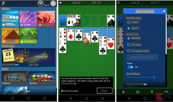 Play Microsoft Solitaire on Android and iPhone