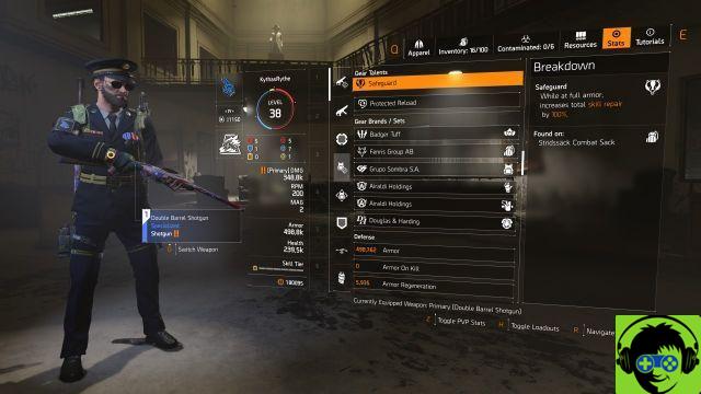 The Division 2 - Lista de talentos de Gear para Warlords of New York