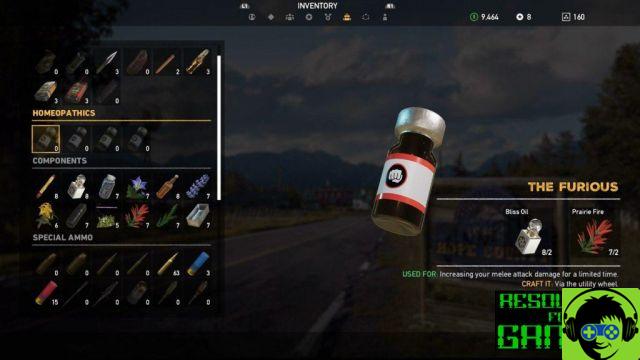 Far Cry 5: Comment Confectionne Explosifs et Stimulants
