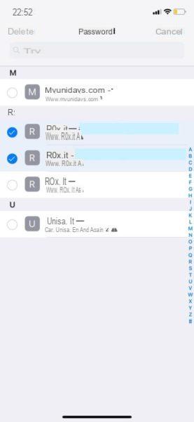 Comment effacer les mots de passe enregistrés sur iPhone