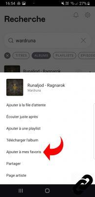 Como adicionar uma playlist, um álbum, um podcast ou um artista aos seus favoritos no Deezer?