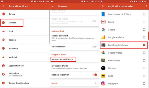 How to hide an application on my Android phone?