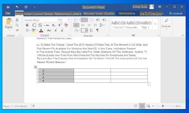 How to number lines in Word