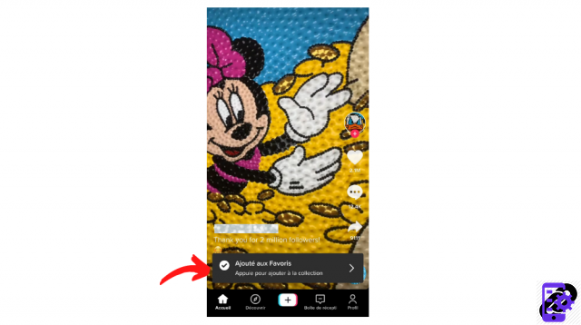 How to add a video to your TikTok favorites list?