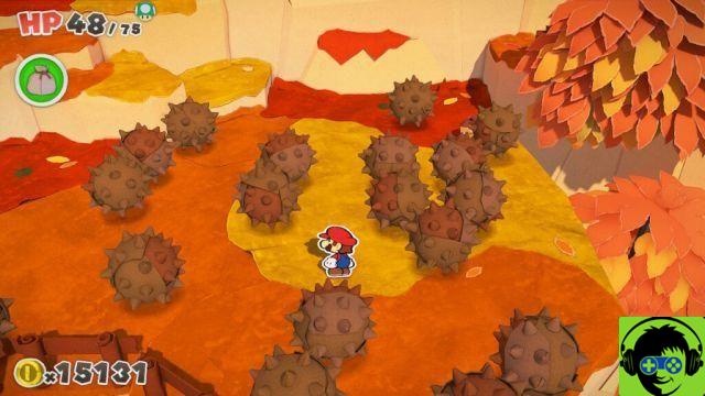 Paper Mario: The Origami King - Salve Bobby e desbloqueie o santuário | Passo a passo de Chestnut Valley