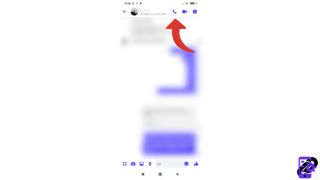 How to make a call on Messenger?