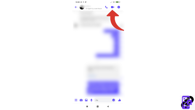 How to make a call on Messenger?