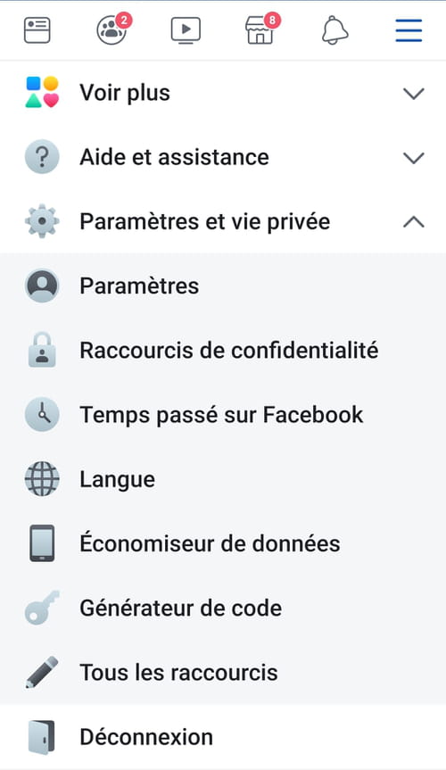 Desative o histórico de localização do Facebook no Android