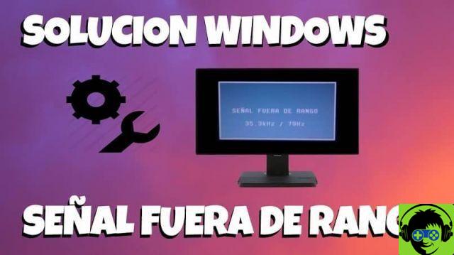 Cómo arreglar la señal del monitor fuera de rango en Windows