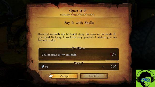 Bravely Default 2 - Dígalo con Shells Side Quest Guide