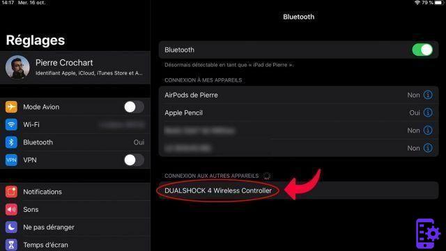 Como conecto um controle ao meu iPad?