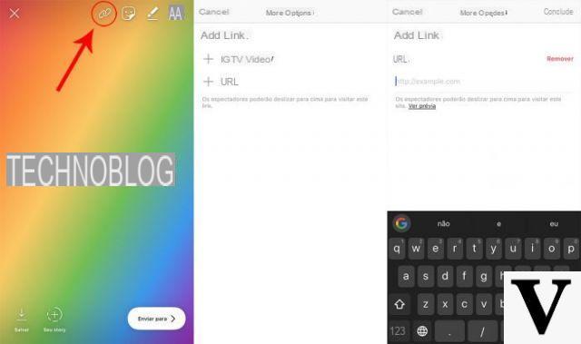 Como inserir links em histórias do Instagram