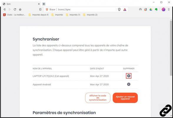 ¿Cómo sincronizar tu configuración de Brave?