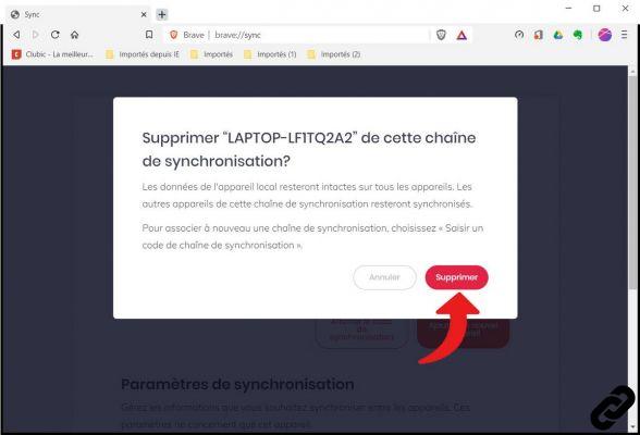 ¿Cómo sincronizar tu configuración de Brave?