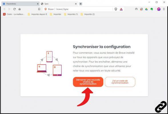 How to synchronize your Brave configuration?