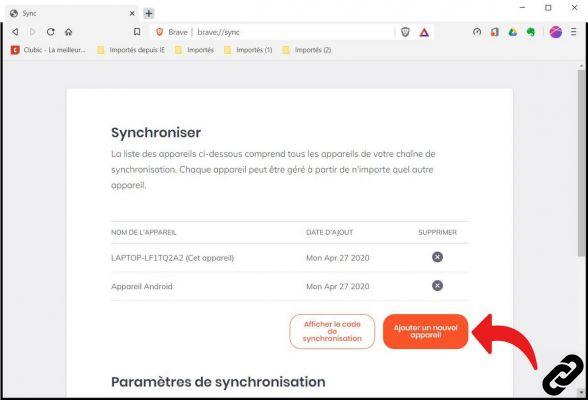 How to synchronize your Brave configuration?