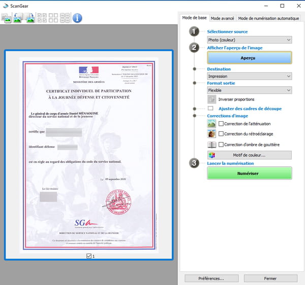 Digitalize um documento com uma impressora ou scanner