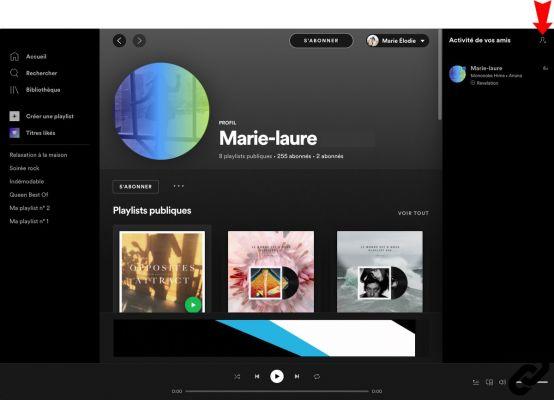 How to track friends' activity on Spotify?