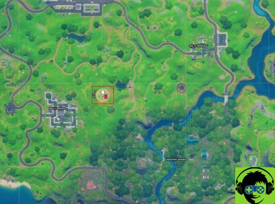 Onde encontrar diferentes brinquedos para cães em Ant Manor em Fortnite, Capítulo 2, Temporada 4