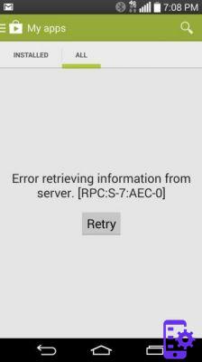 Play Store Errors: DF-BPA Error, RPC Error