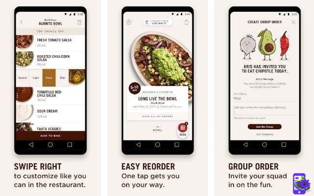 Las 10 mejores aplicaciones de comida rápida para Android